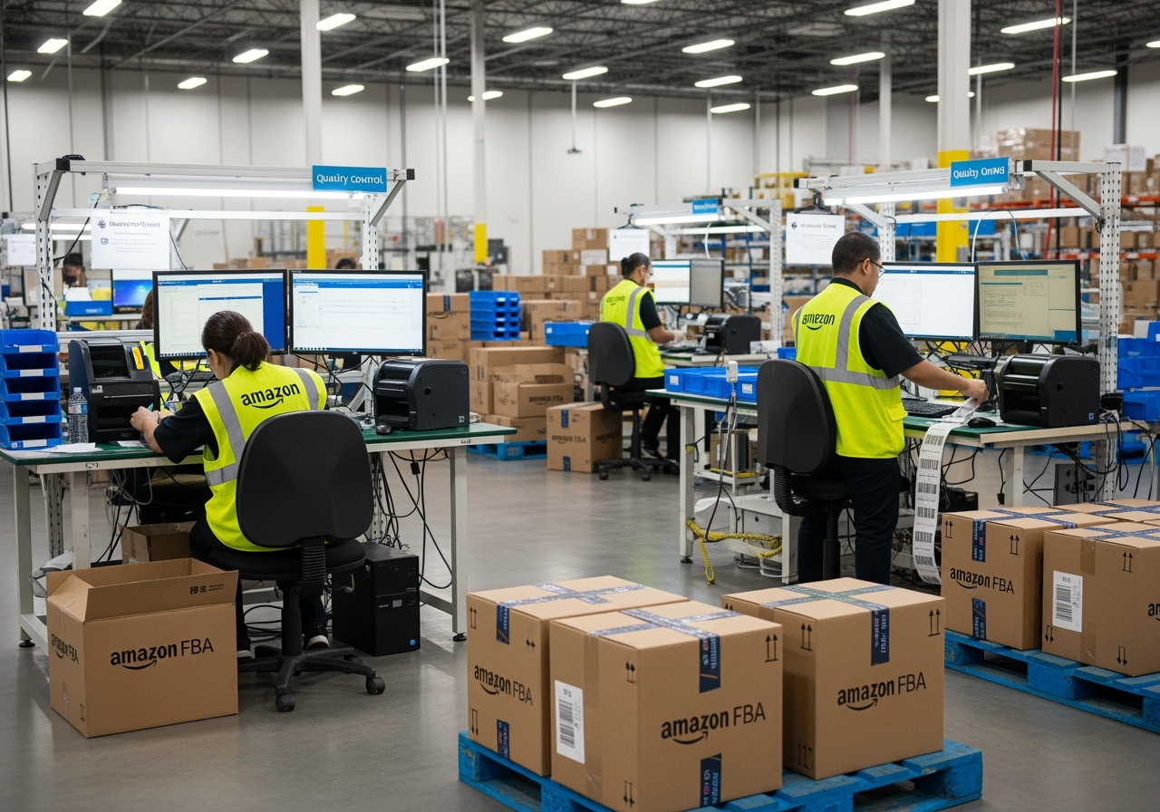 Amazon FBA prep services at On-Demand Warehousing Jacksonville facility